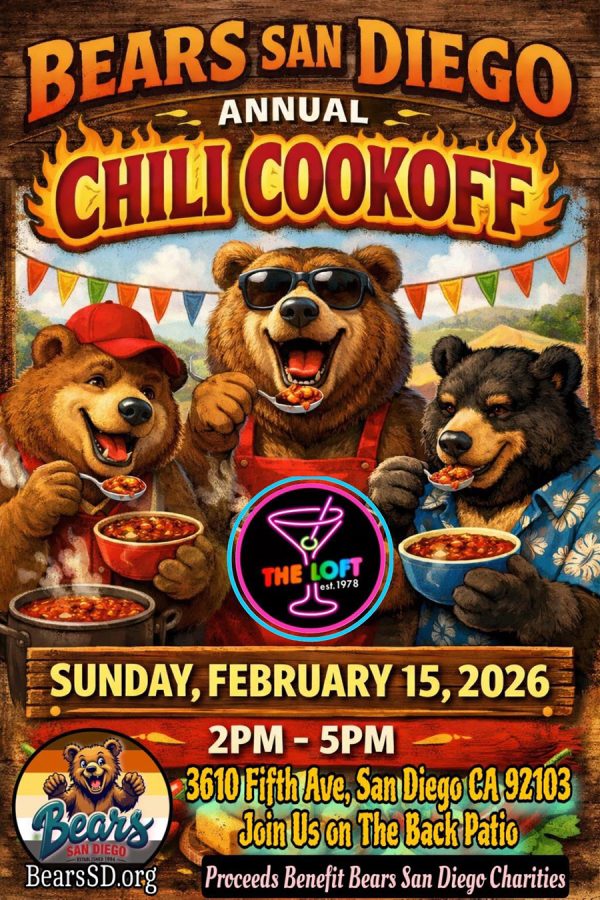 2026 Bears San Diego Chili Cookoff at the Loft in Hillcrest!